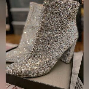 Betsey Johnson Rhinestone Cady Boot